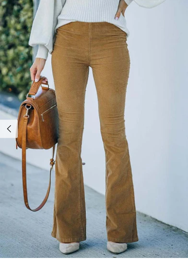 Women's Slim Fit Wide Leg Trousers