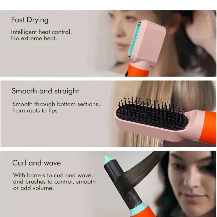 5-in-1 Hair Styler Dryer Curl Straightener Set