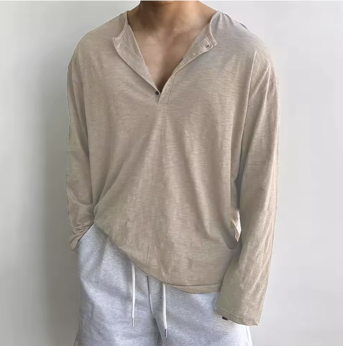 Men's Linen Cotton Shirt Relaxed Fit Breathable - OutfitLondon