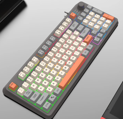 Compact Backlit Gaming Keyboard for PC Laptop