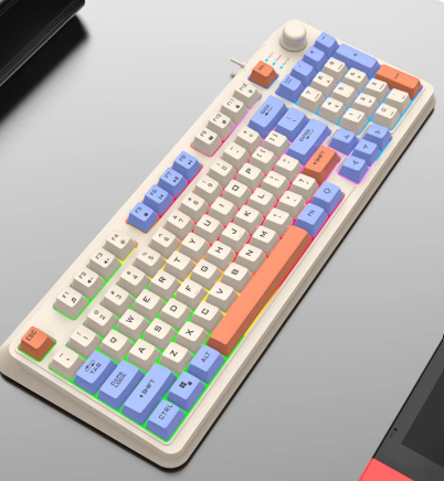 Compact Backlit Gaming Keyboard for PC Laptop