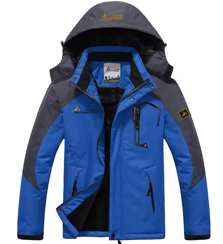 Warm Waterproof Ski Hoodie Jacket