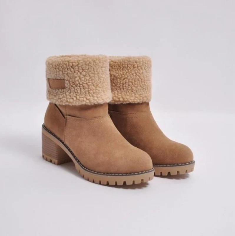 Cozy Leather Ankle Boots by Tino - OutfitLondon