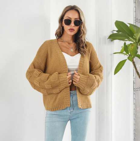 Cozy Long Sleeve Women's Knit Sweater