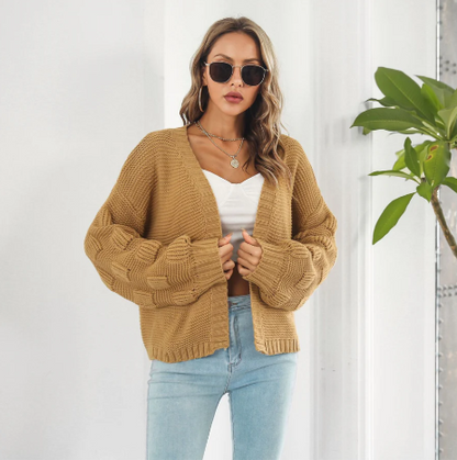 Cozy Long Sleeve Women's Knit Sweater