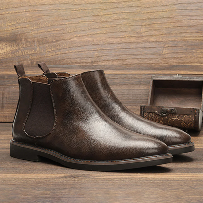 Men's Smart Leather Ankle Boots