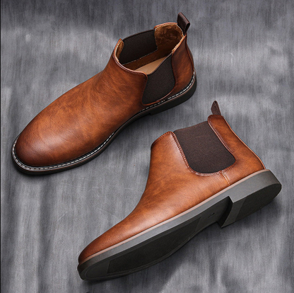 Men's Smart Leather Ankle Boots