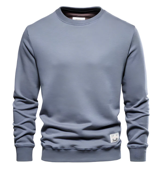 Warm Mens Classic Crew Neck Pullover Sweater