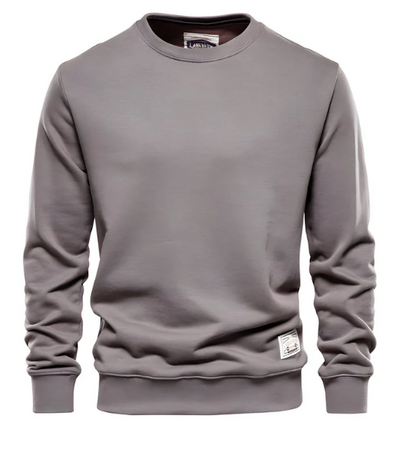 Warm Mens Classic Crew Neck Pullover Sweater