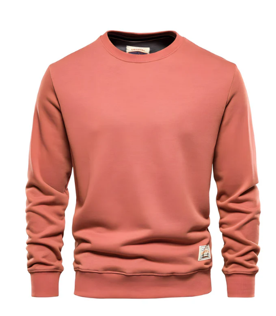 Warm Mens Classic Crew Neck Pullover Sweater