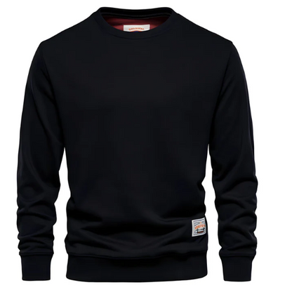 Warm Mens Classic Crew Neck Pullover Sweater