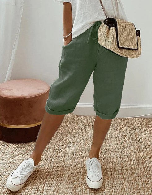 Comfortable Ladies Relax Fit Stretch Shorts