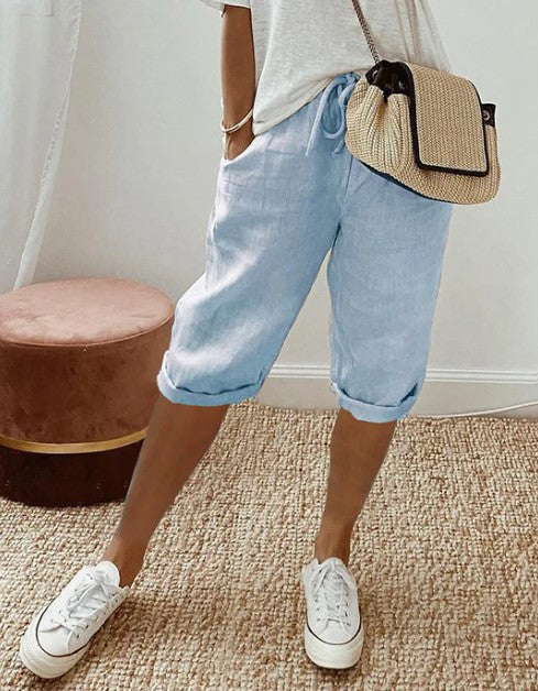 Comfortable Ladies Relax Fit Stretch Shorts