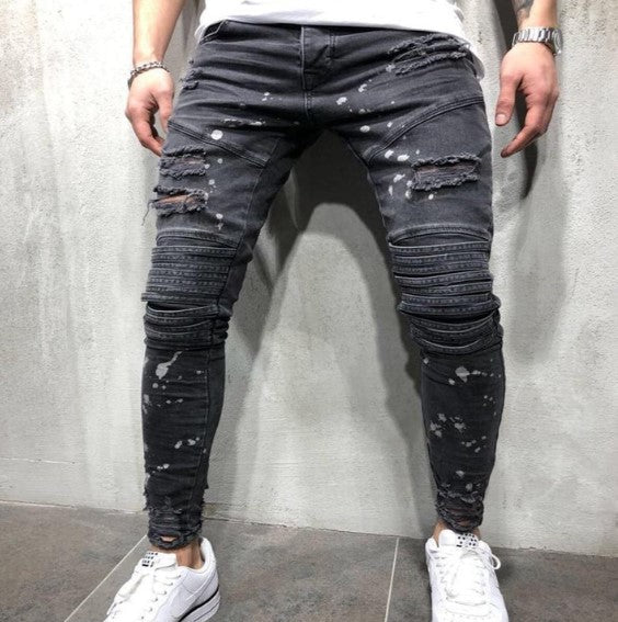 Ripped Men's Fashion Jeans - OutfitLondon