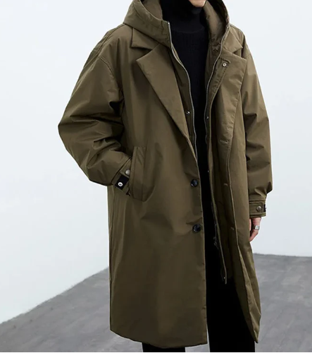 Waterproof Men's Classic Trench Coat - OutfitLondon