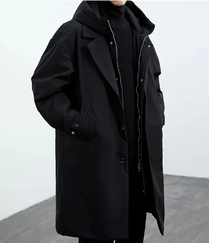 Large Size Waterproof Hooded Coat