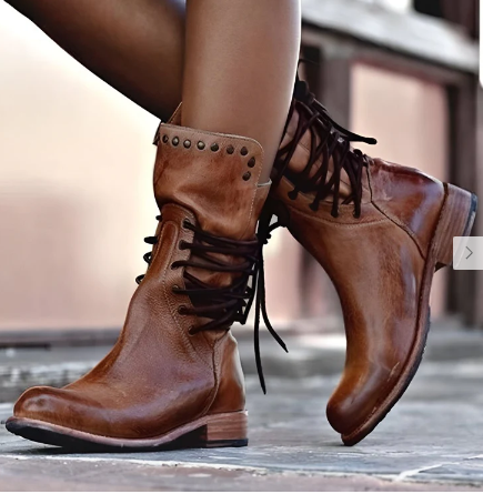 Ladies' Embellished Country Style Boots - OutfitLondon