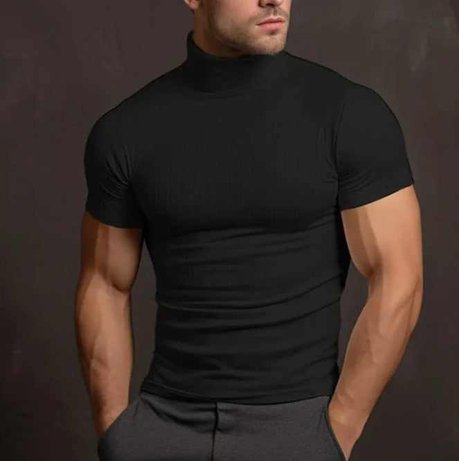 Comfortable Crew Neck T-Shirt in Matt Finish - OutfitLondon