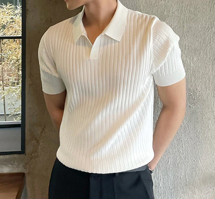 Relaxed Fit Short Sleeve Summer Polo Shirt for Men - OutfitLondon