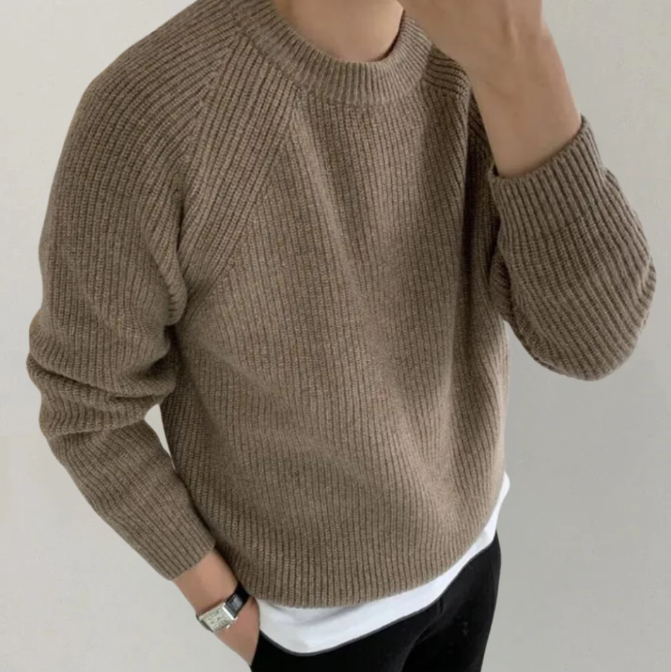 Relaxed Fit Casual Crew Neck Shirt - OutfitLondon