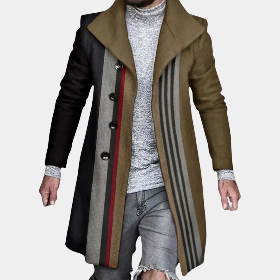 Classic Fit Men's Trench Coat