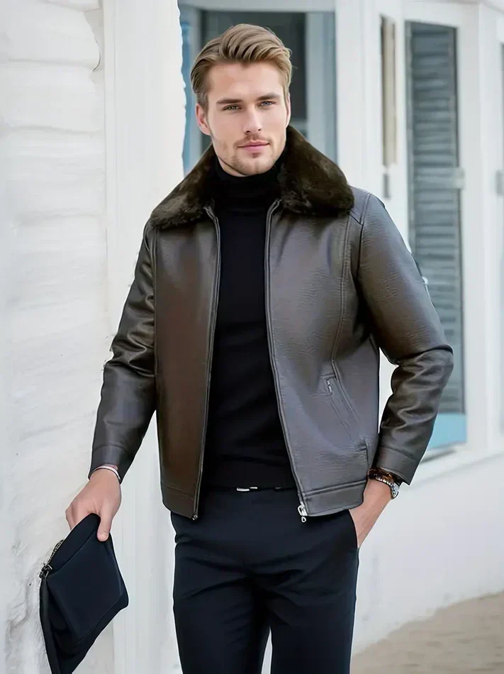 Classic Men's Wool Overcoat - OutfitLondon