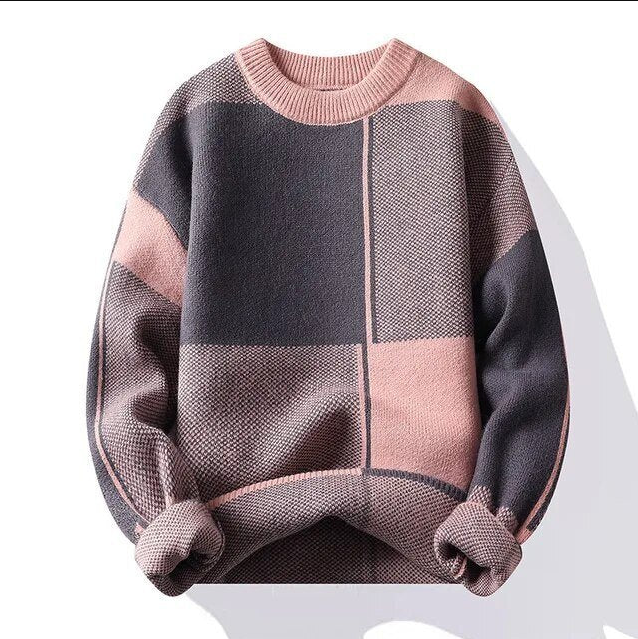 Cozy Warm Men's Crew Neck Sweater