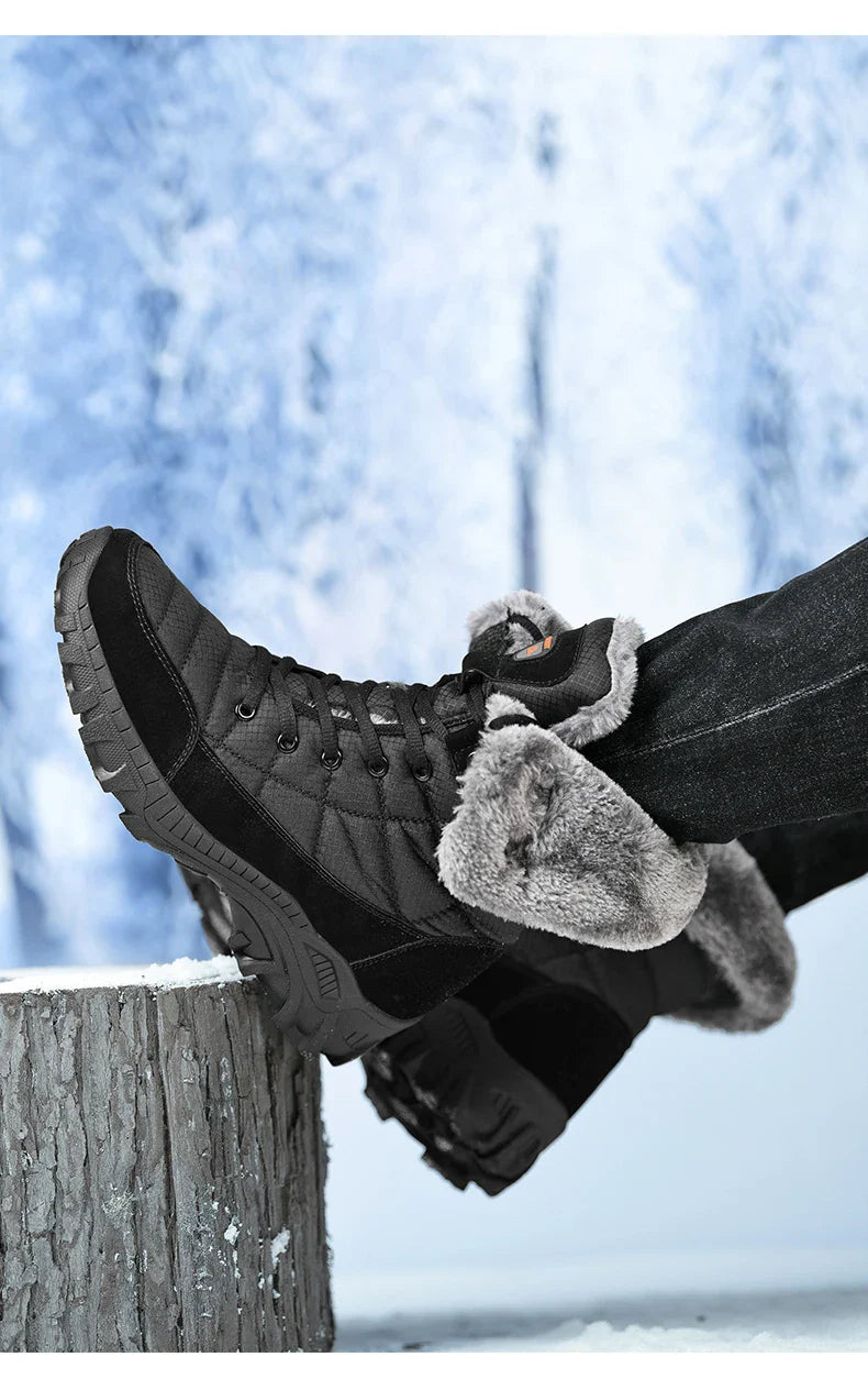 Warm Waterproof Hiking Boots for Men