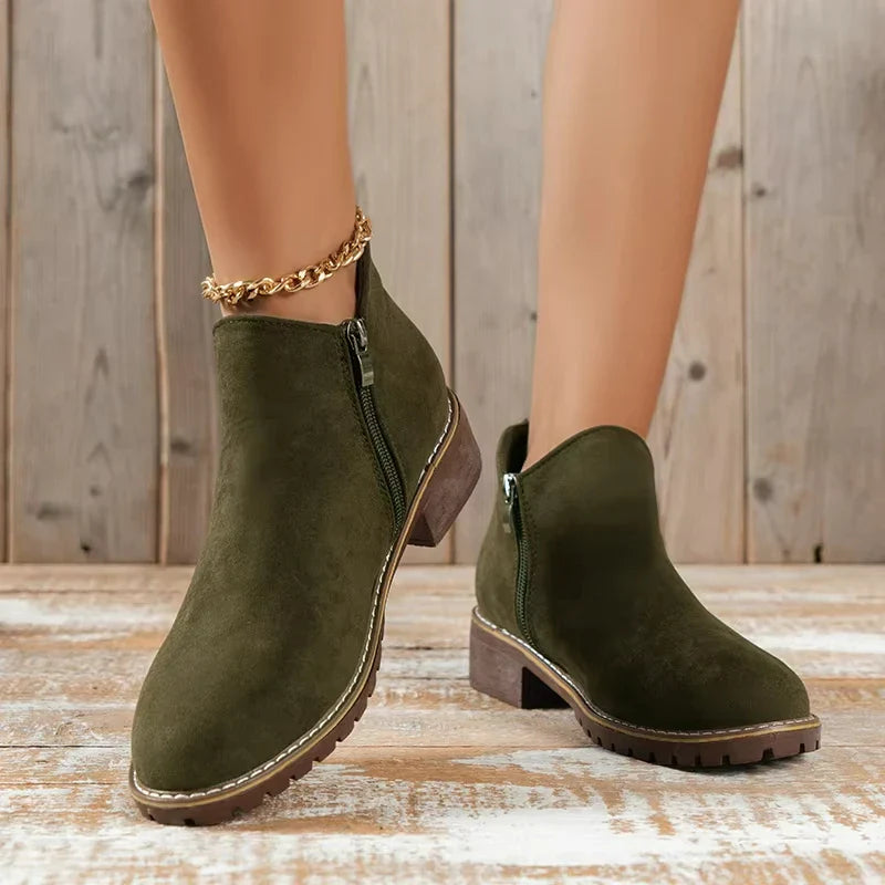 Comfy Women's Slip On Ankle Boots