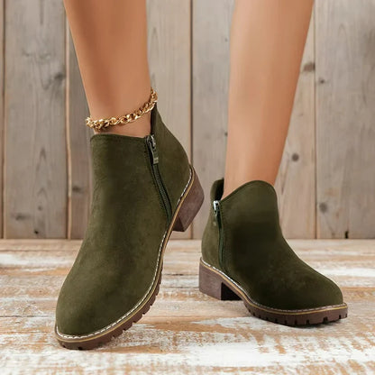 Comfy Women's Slip On Ankle Boots