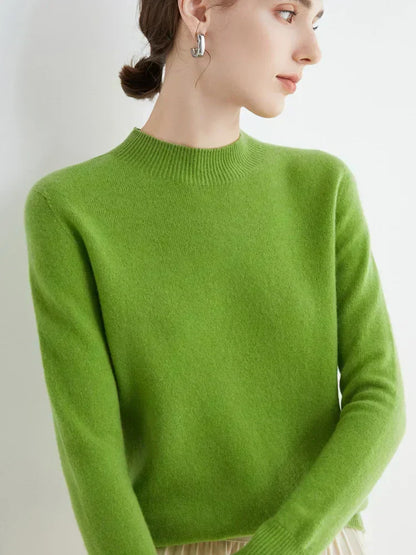 Cozy Ladies Merino Wool Crew Sweater