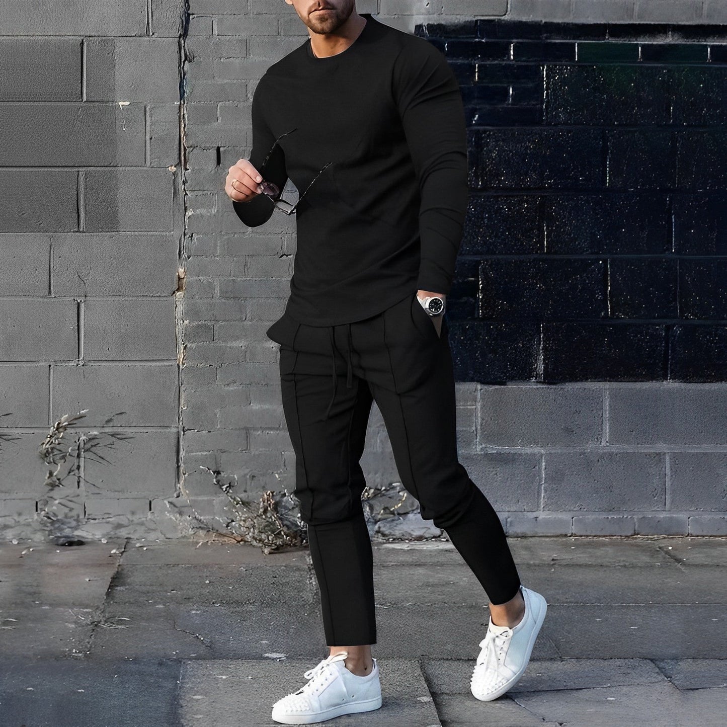 Relaxed Fit 2-Piece Mens Training Suit