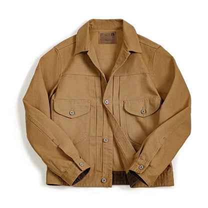 Rugged Tan Canvas Jacket