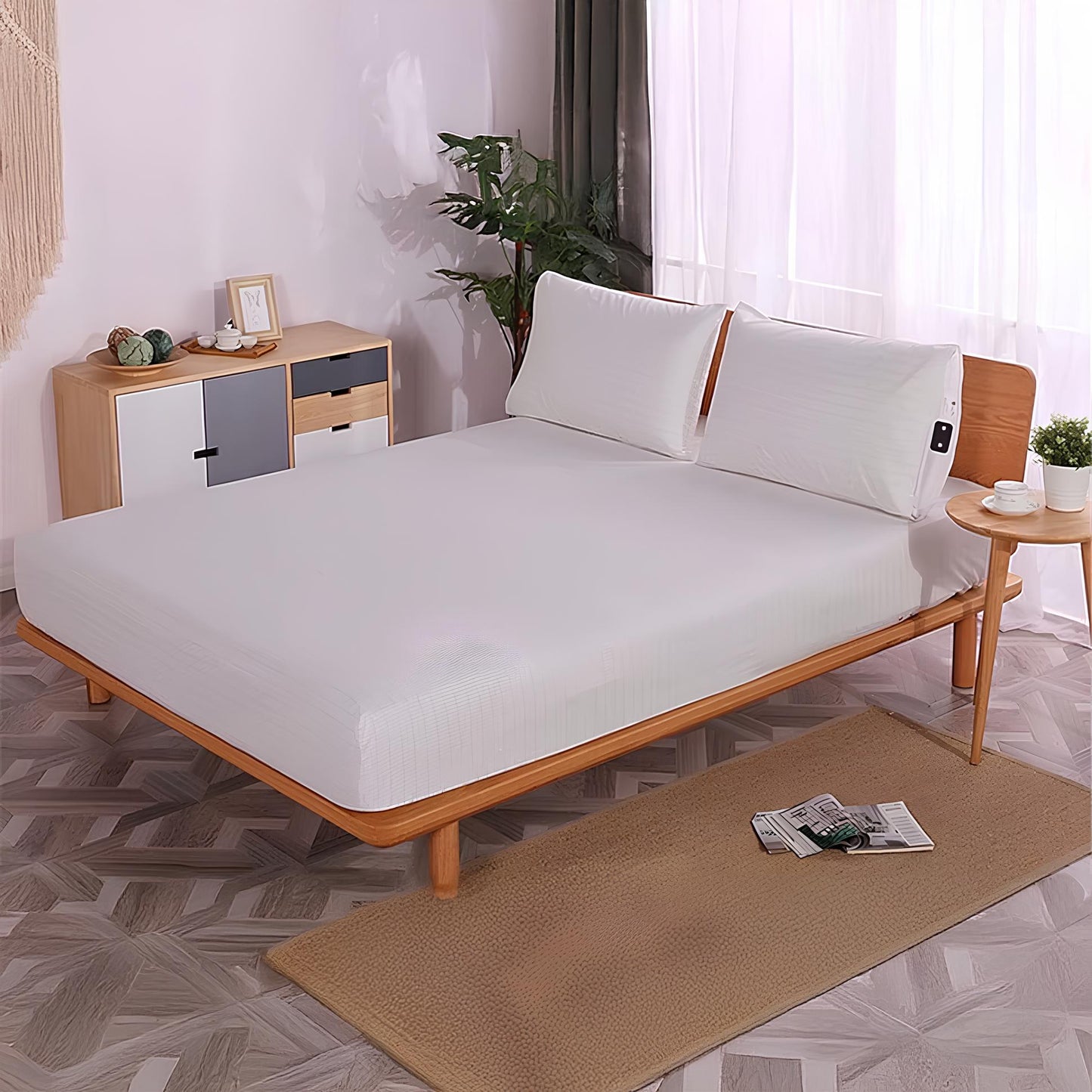 Natural Grounding Mattress Pad with Free Cord