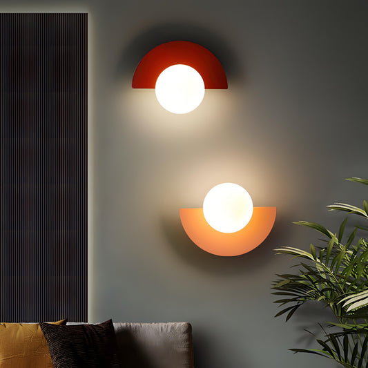 Modern Semi Circle LED Wall Light Soft Glow - OutfitLondon