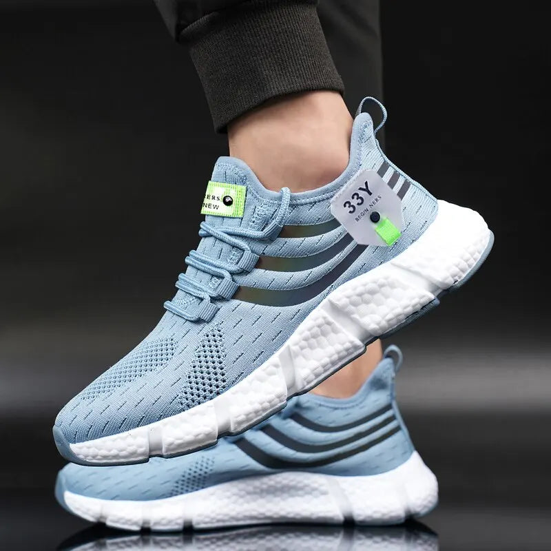 Breathable Black Running Shoes - OutfitLondon