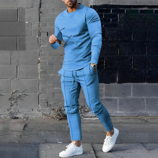Relaxed Fit 2-Piece Mens Training Suit - OutfitLondon