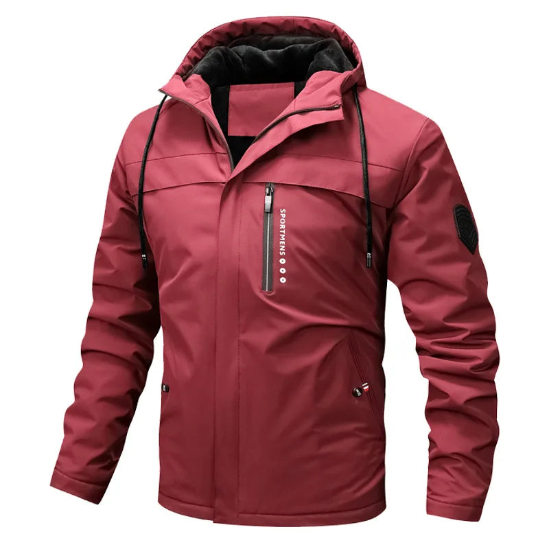 Athletic Style Quilted Fleece Coat