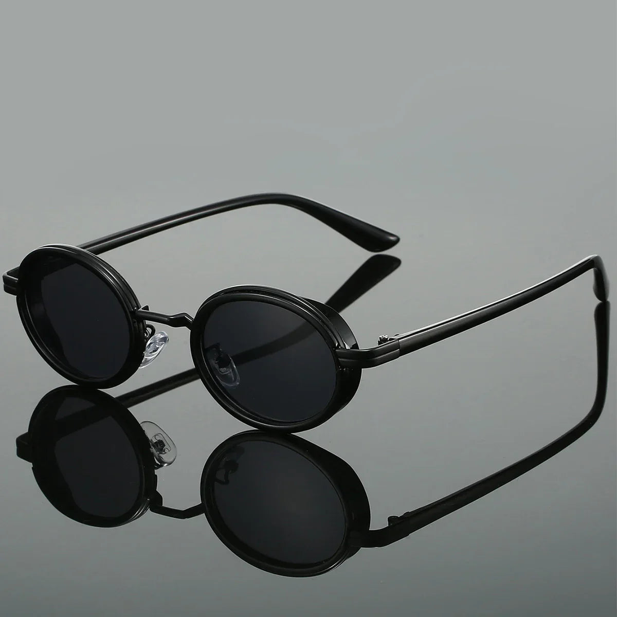 Classic Oval Shades Gold Accent Lenses