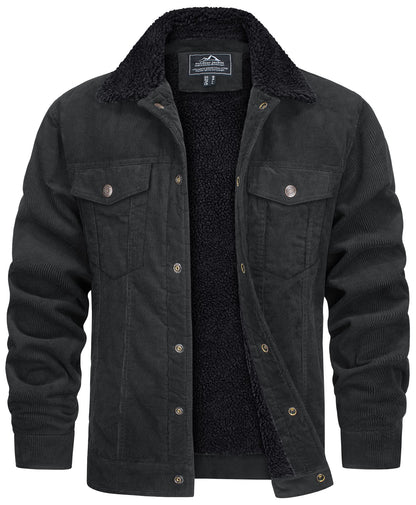 Men's Fleece Lined Sherpa Denim Jacket