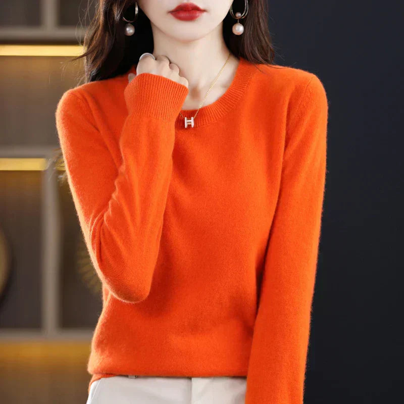 Soft Plush Cashmere Winter Pullover Sweater