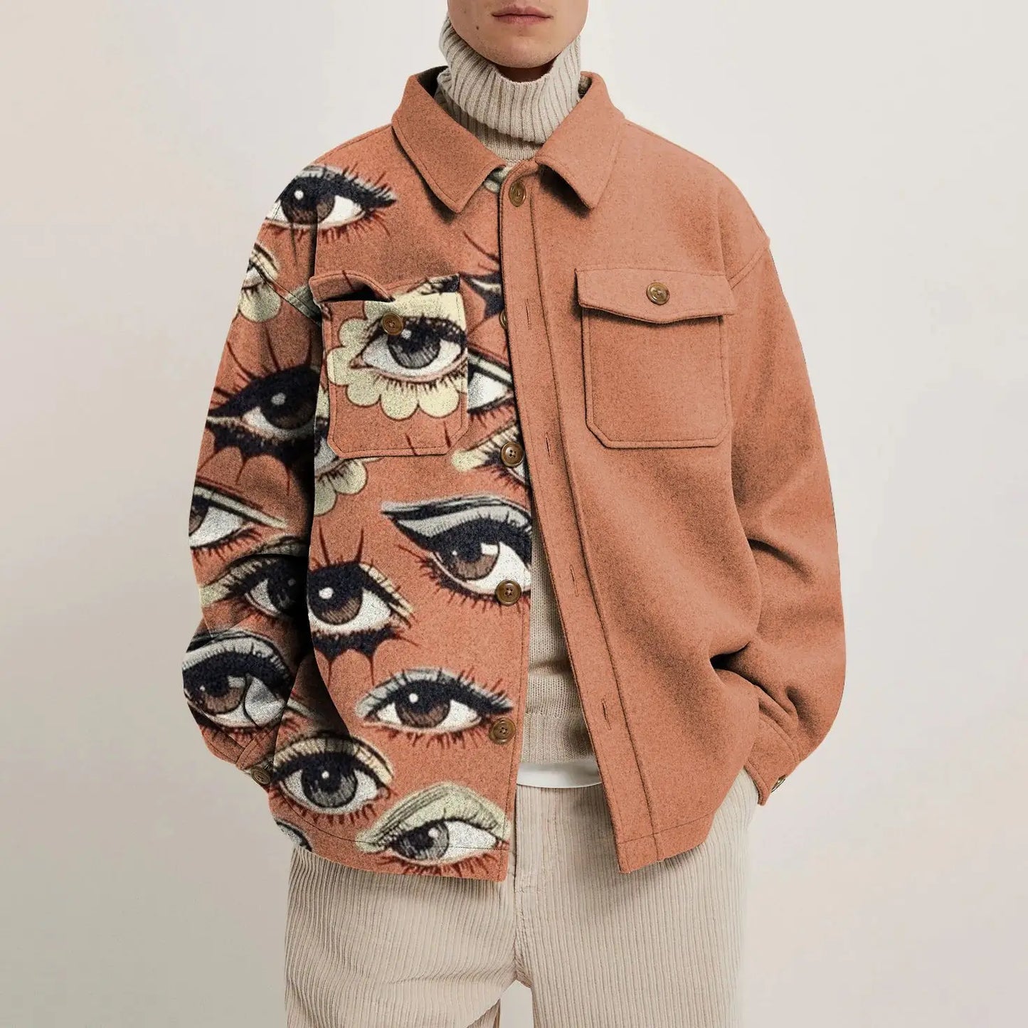 Heavyweight Abstract Parka Jacket