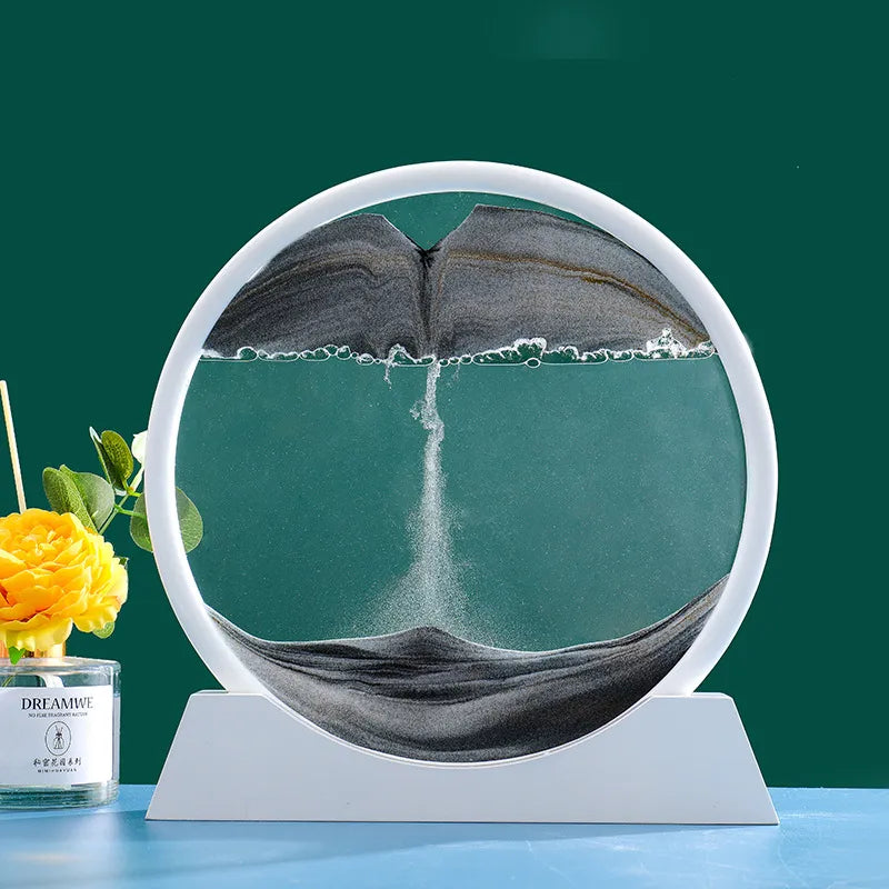 Beautiful Hourglass Timer With Colorful Sand