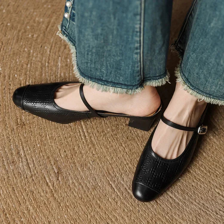 Authentic Leather Slide Shoes