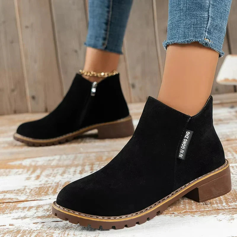 Comfy Women's Slip On Ankle Boots