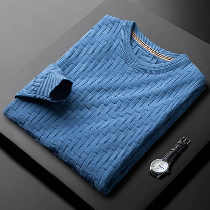 Cozy Mens Thermal Crew Neck Jumper - OutfitLondon