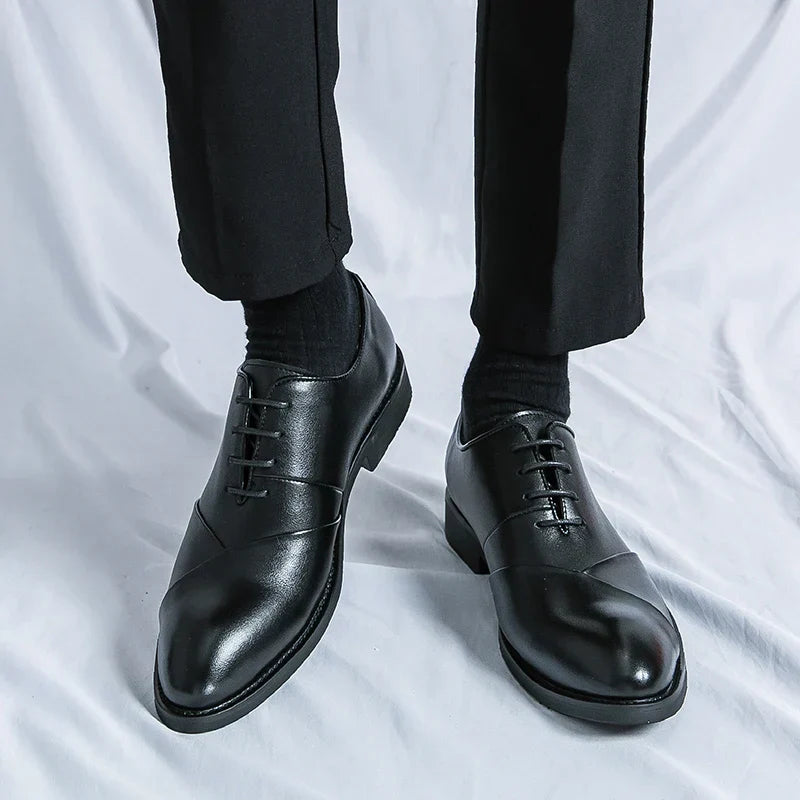 Luxury Brown Leather Dress Shoe