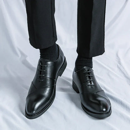 Luxury Brown Leather Dress Shoe
