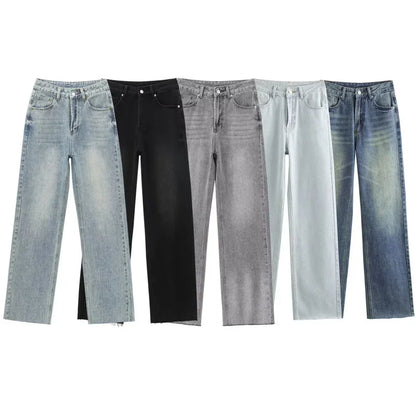 Relaxed Fit High Waist Loose Women Jeans - OutfitLondon