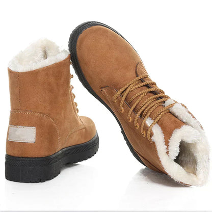 Cozy Women's Snow Boots with Laces